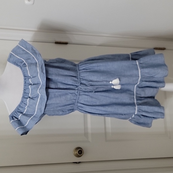 J Crew Size XL Linen Blend On or Off Shoulder Dress, Excellent Used Condition - Picture 1 of 14